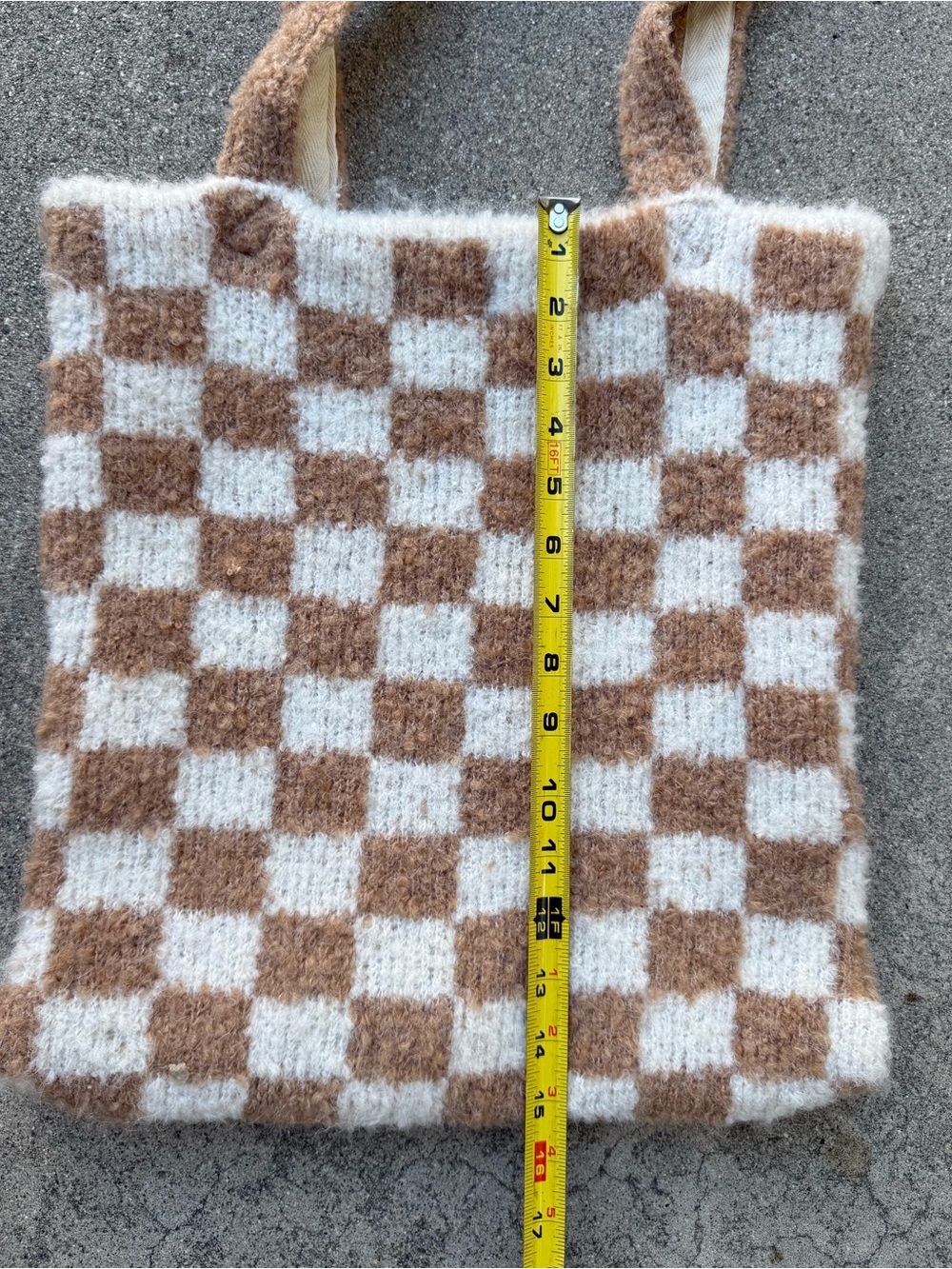 Free People checkers carry on tote bag - Picture 5 of 7